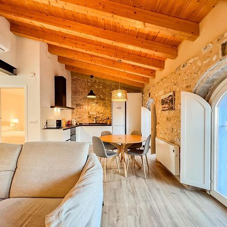 Ganganell Atic Apartamento Con Terraza En Besalu Exterior photo